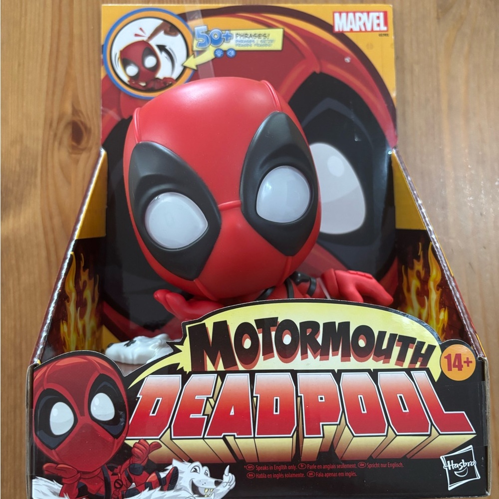 Hasbro Deadpool Motormouth Figure - Red and Black